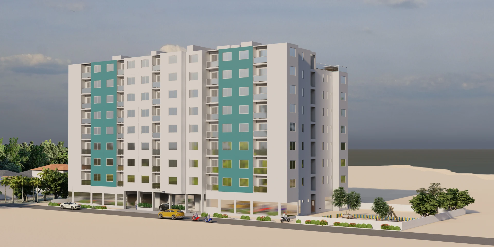 Design & Construction of 75 Housing Units As Mixed Used Residential Buildings