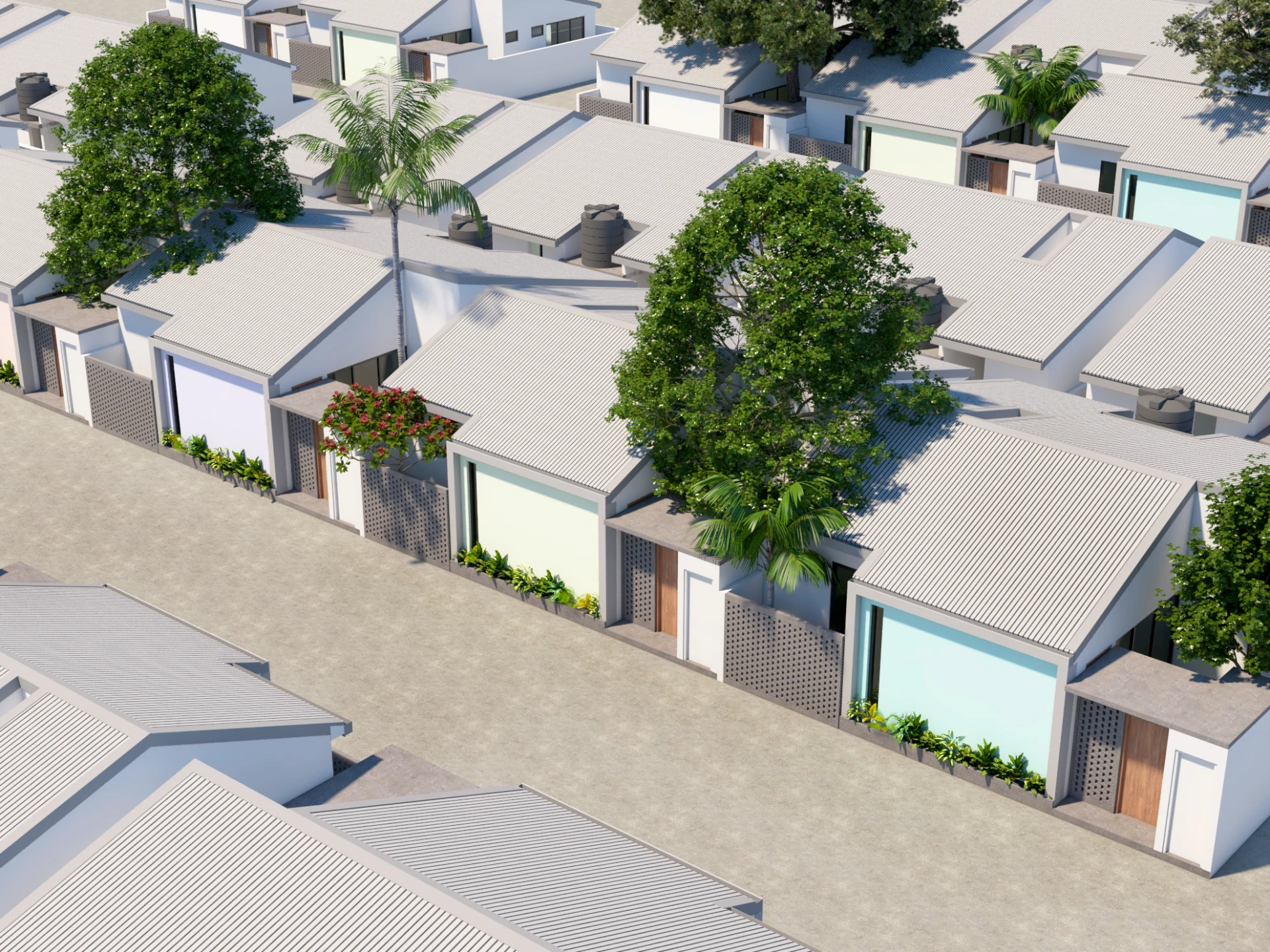 Design & Construction of Single Storey 100 Housing Units, Park Development and Electrical works