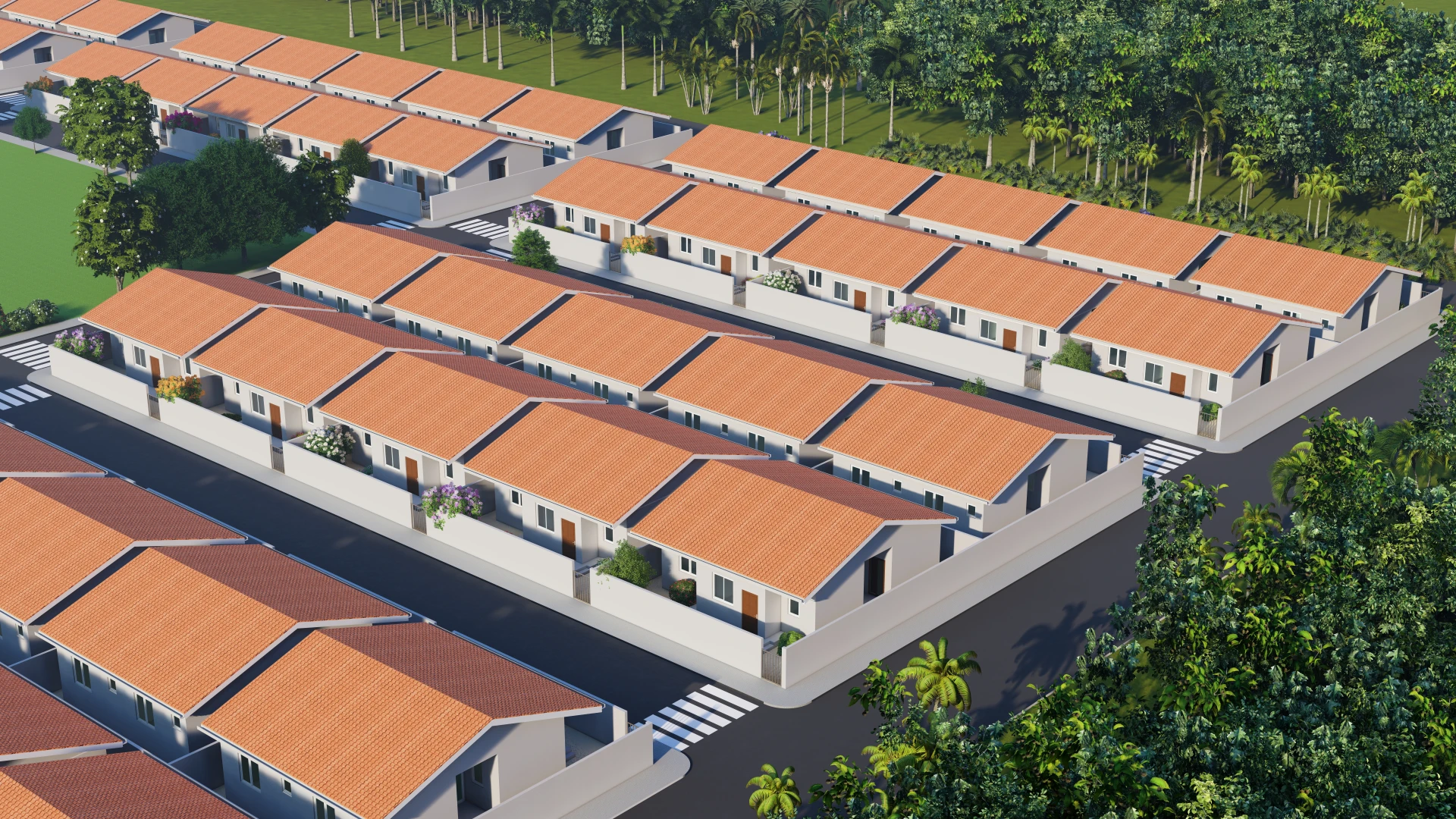 Design & Construction of Single Storey 100 Housing Units